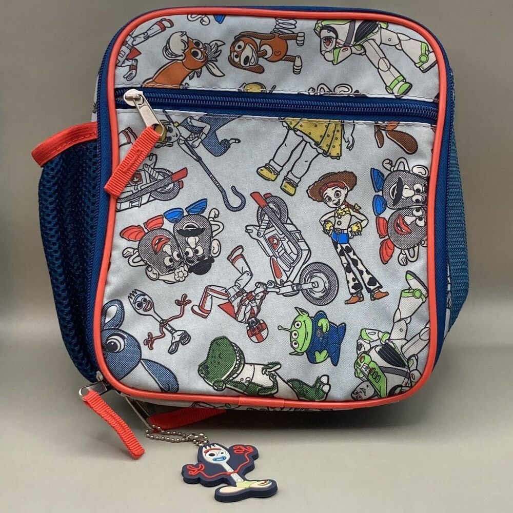 Disney Toy Story 4 Made To Play Kids' Lunch Bag Tote 9"
